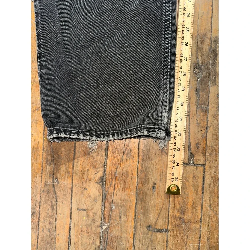 Old Navy Jeans Men's‎ Size 40x34 Black Denim Casual Flat Front Straight Leg